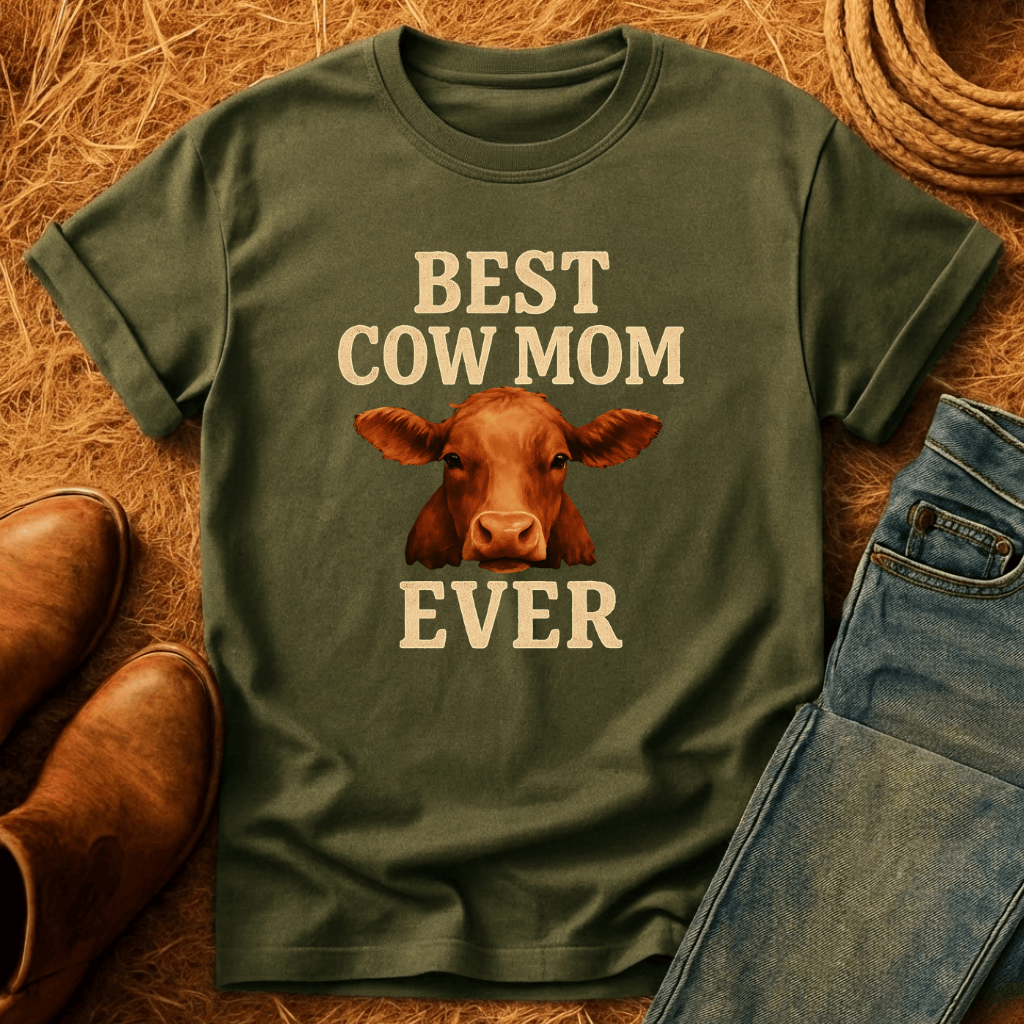 Best Cow Mom T-Shirt