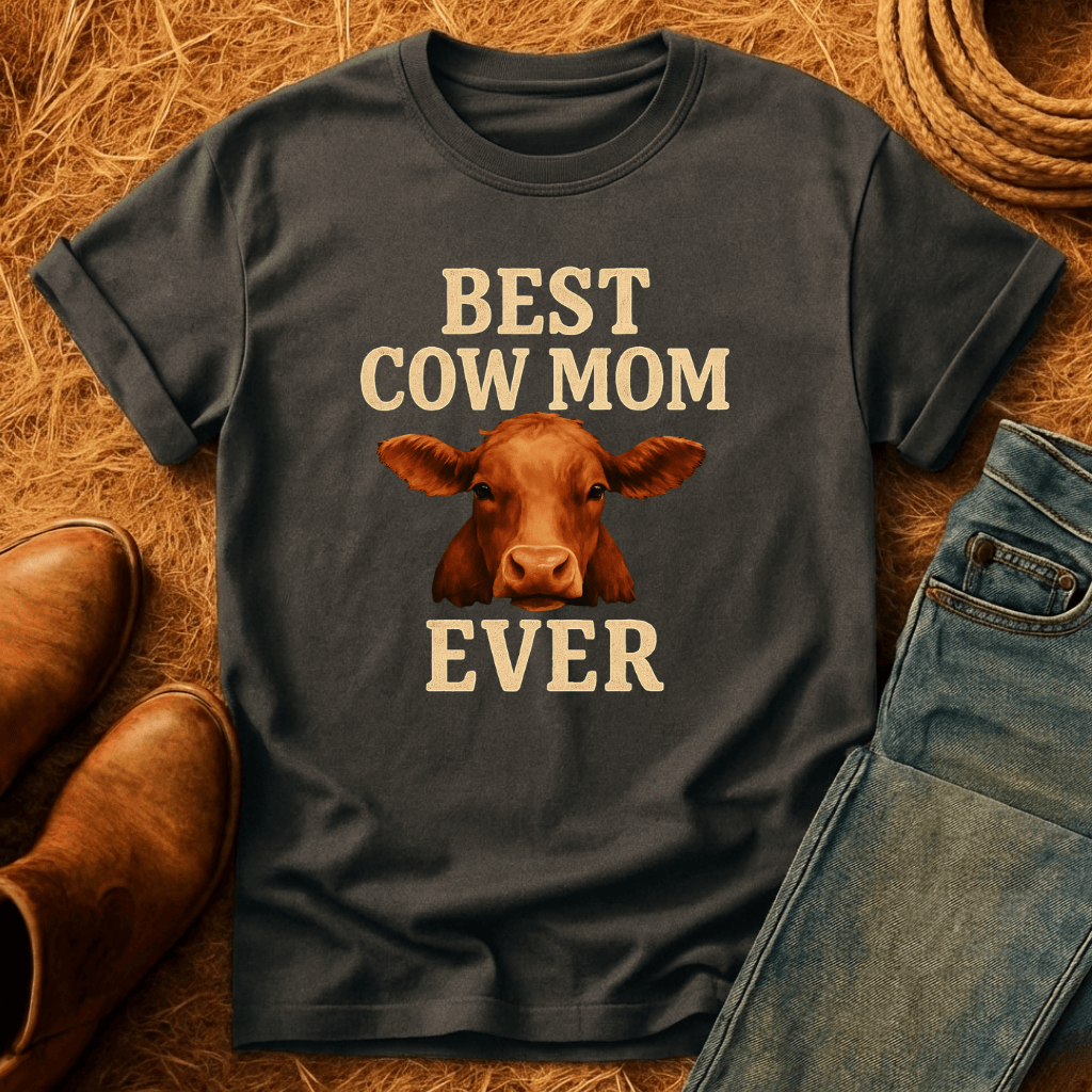 Best Cow Mom T-Shirt