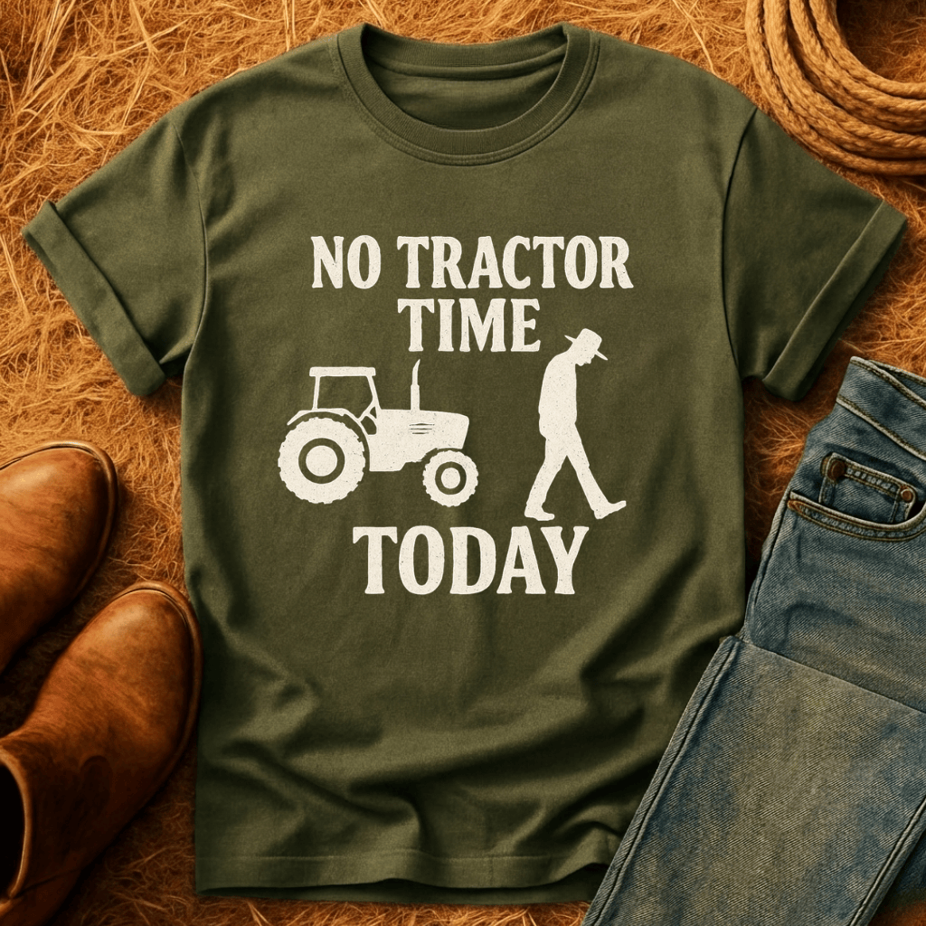 No Tractor Time T-Shirt