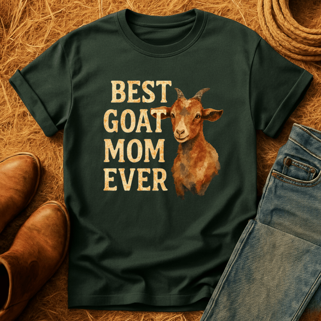 Best Goat Mom T-Shirt
