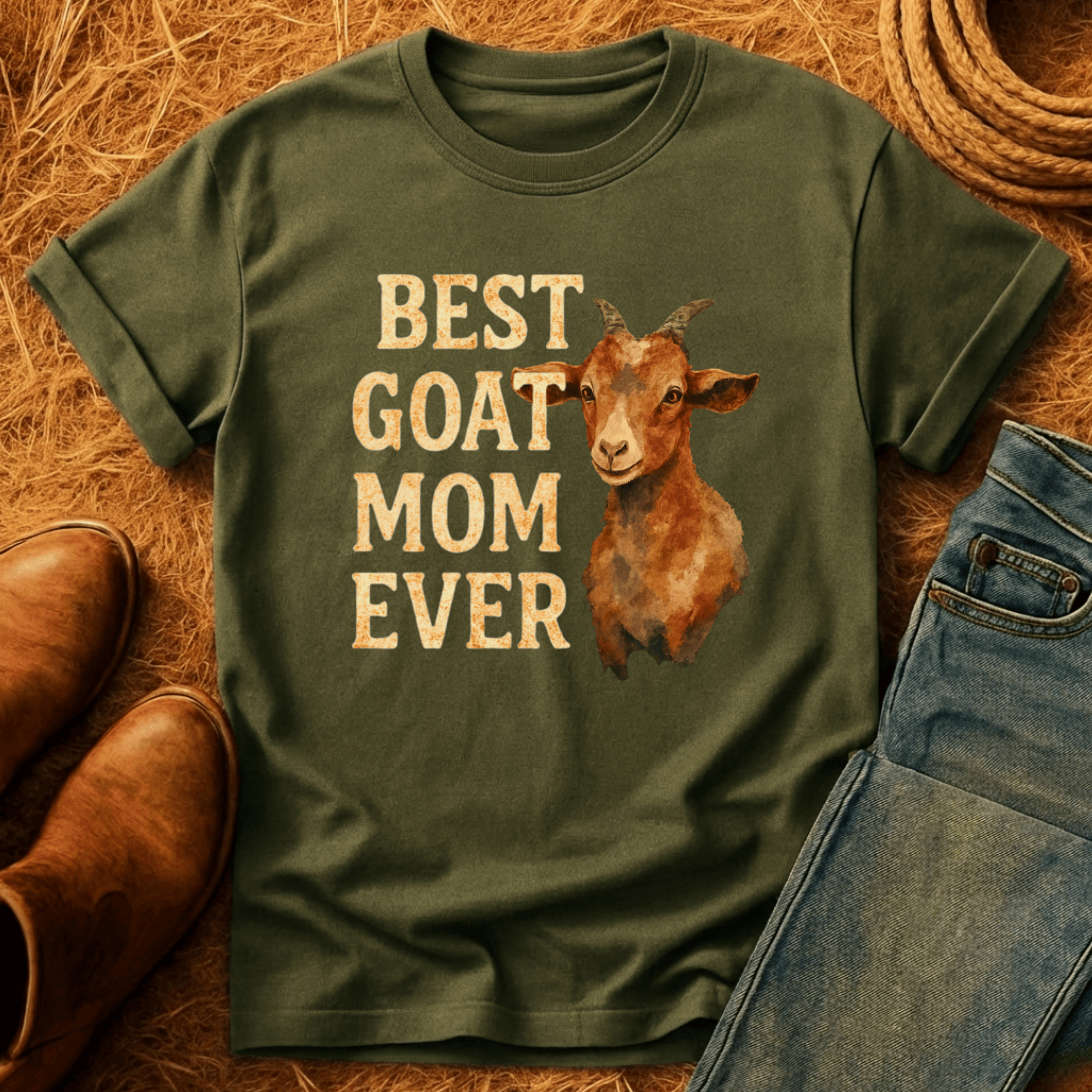 Best Goat Mom T-Shirt