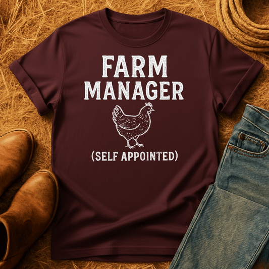 Chicken Farm Manager T-Shirt