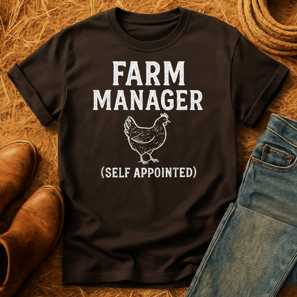 Chicken Farm Manager T-Shirt