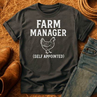 Chicken Farm Manager T-Shirt