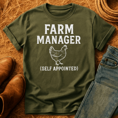 Chicken Farm Manager T-Shirt