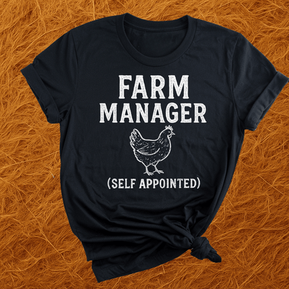 Chicken Farm Manager T-Shirt