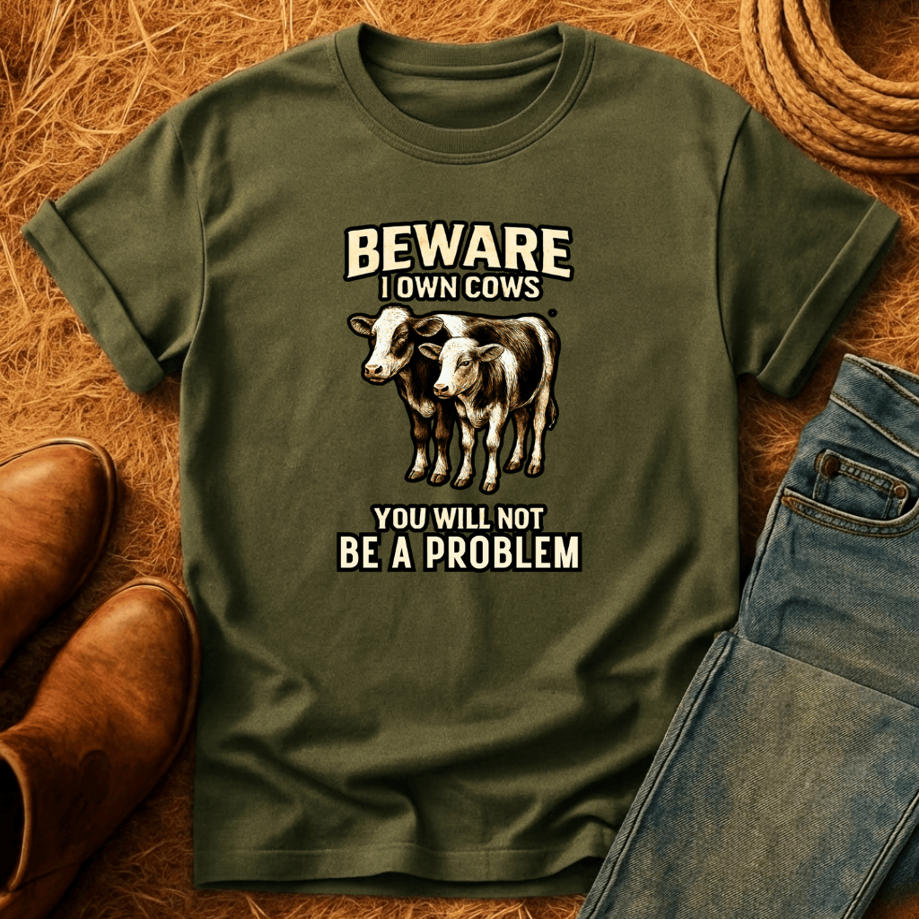 BEWARE! I Own CowsT-Shirt
