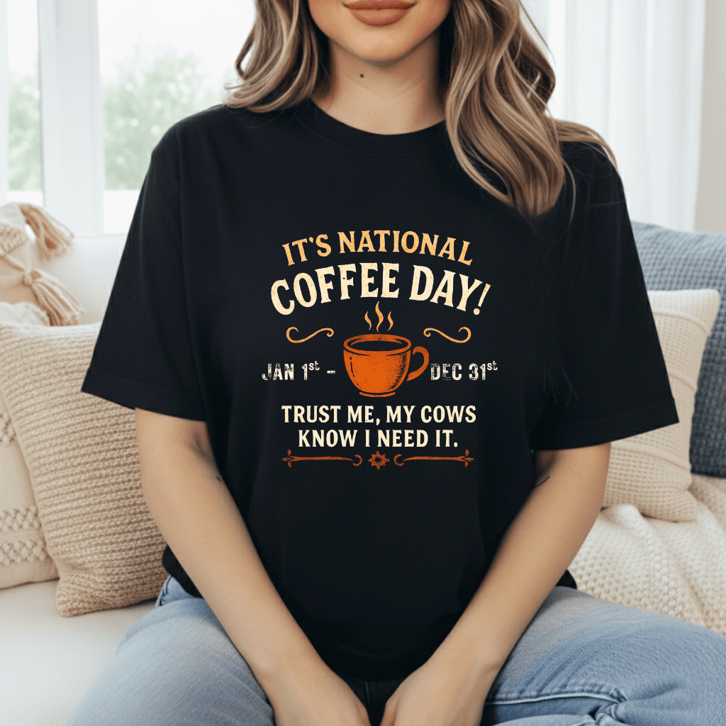 Cows Know I Need Coffee T-Shirt