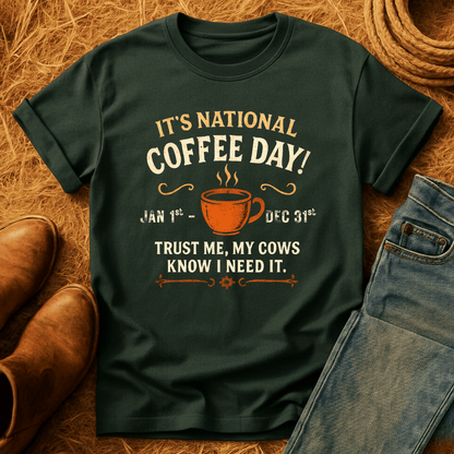 Cows Know I Need Coffee T-Shirt
