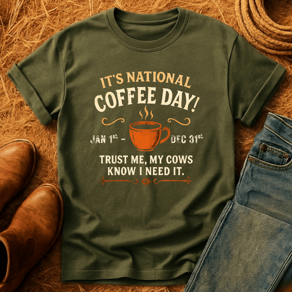 Cows Know I Need Coffee T-Shirt