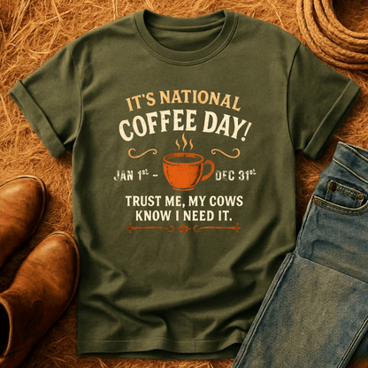 Cows Know I Need Coffee T-Shirt