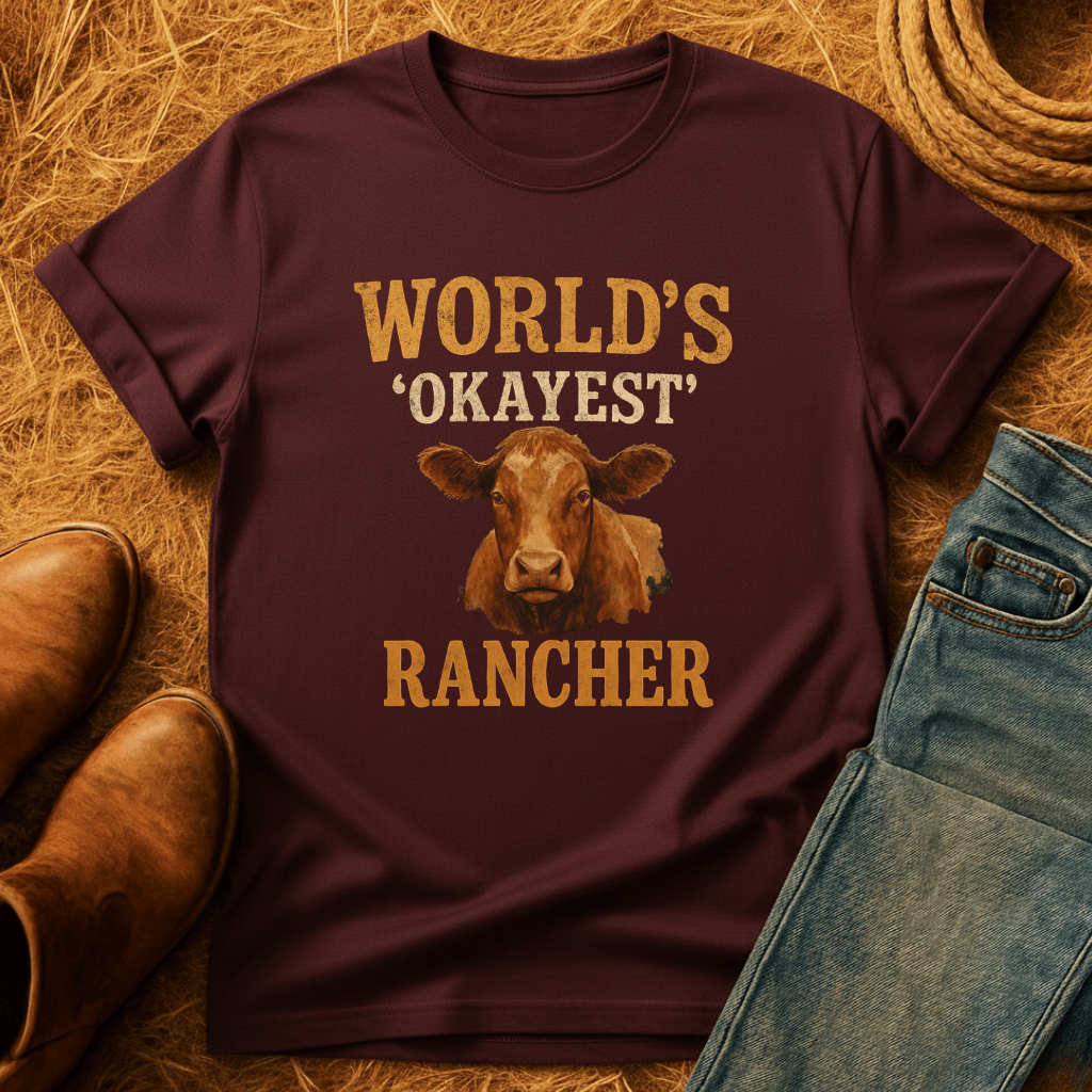 Worlds Okayest Rancher T-Shirt