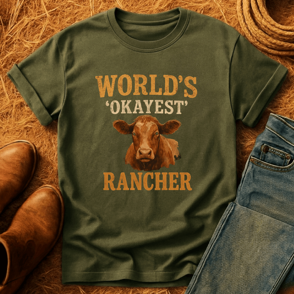 Worlds Okayest Rancher T-Shirt