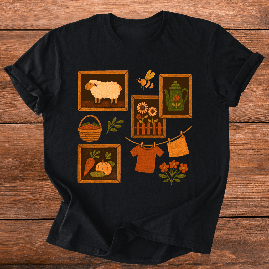 Sheep Collage T-Shirt