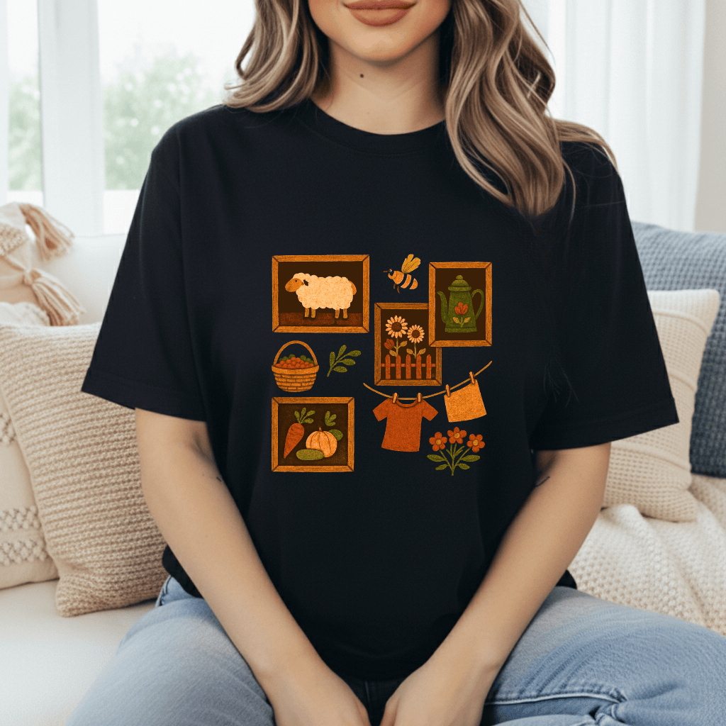 Sheep Collage T-Shirt