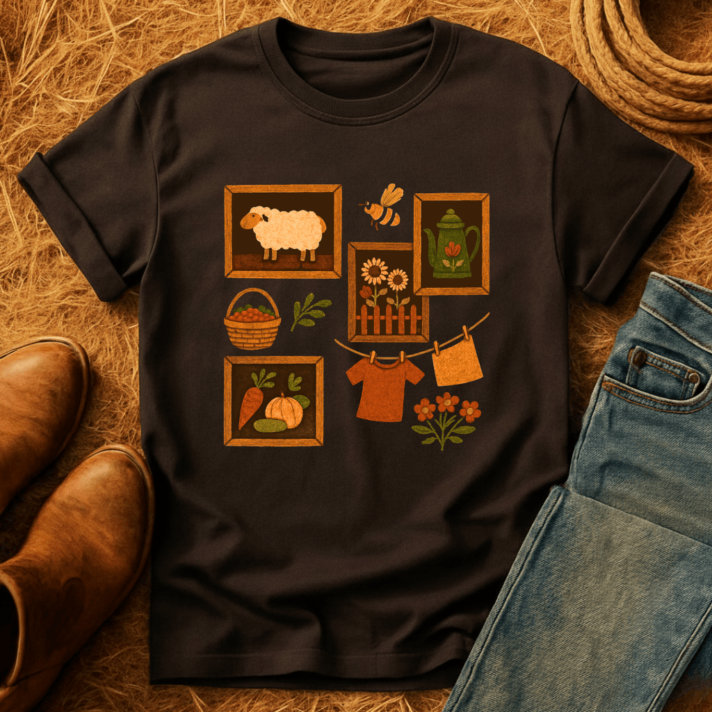 Sheep Collage T-Shirt