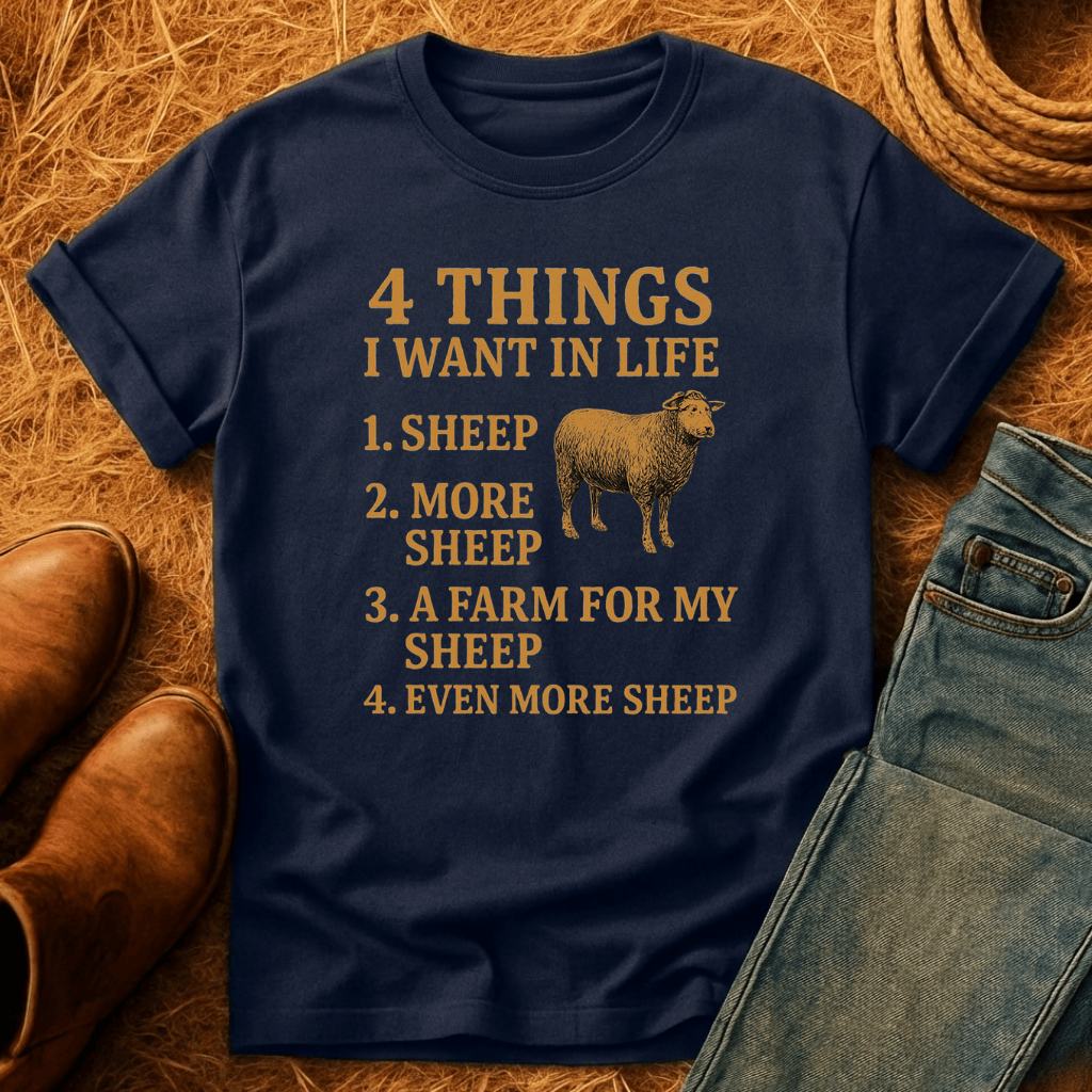 Four Things For Sheep T-Shirt