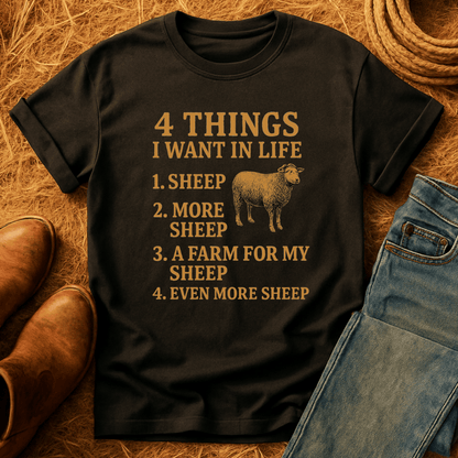 Four Things For Sheep T-Shirt