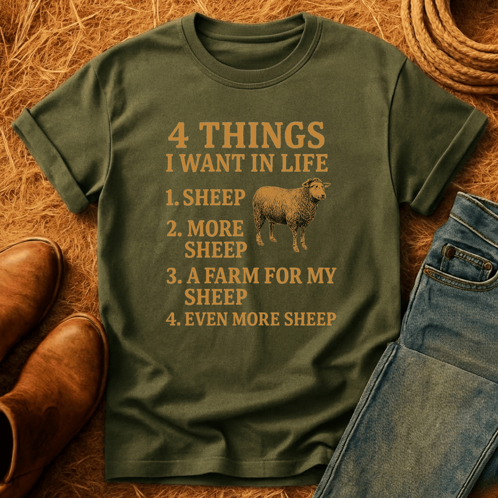 Four Things For Sheep T-Shirt