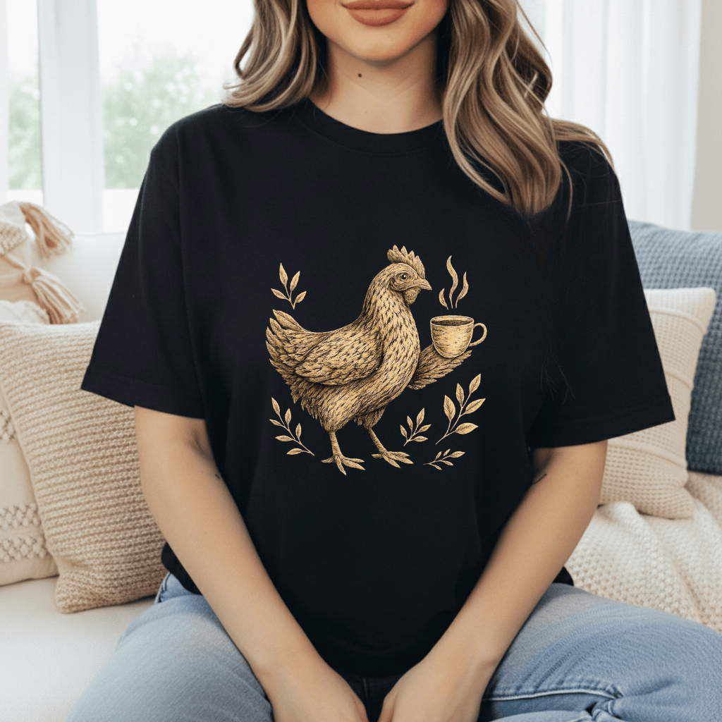 Caffeinated Chicken T-Shirt