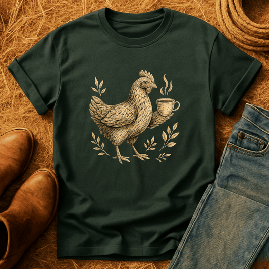 Caffeinated Chicken T-Shirt