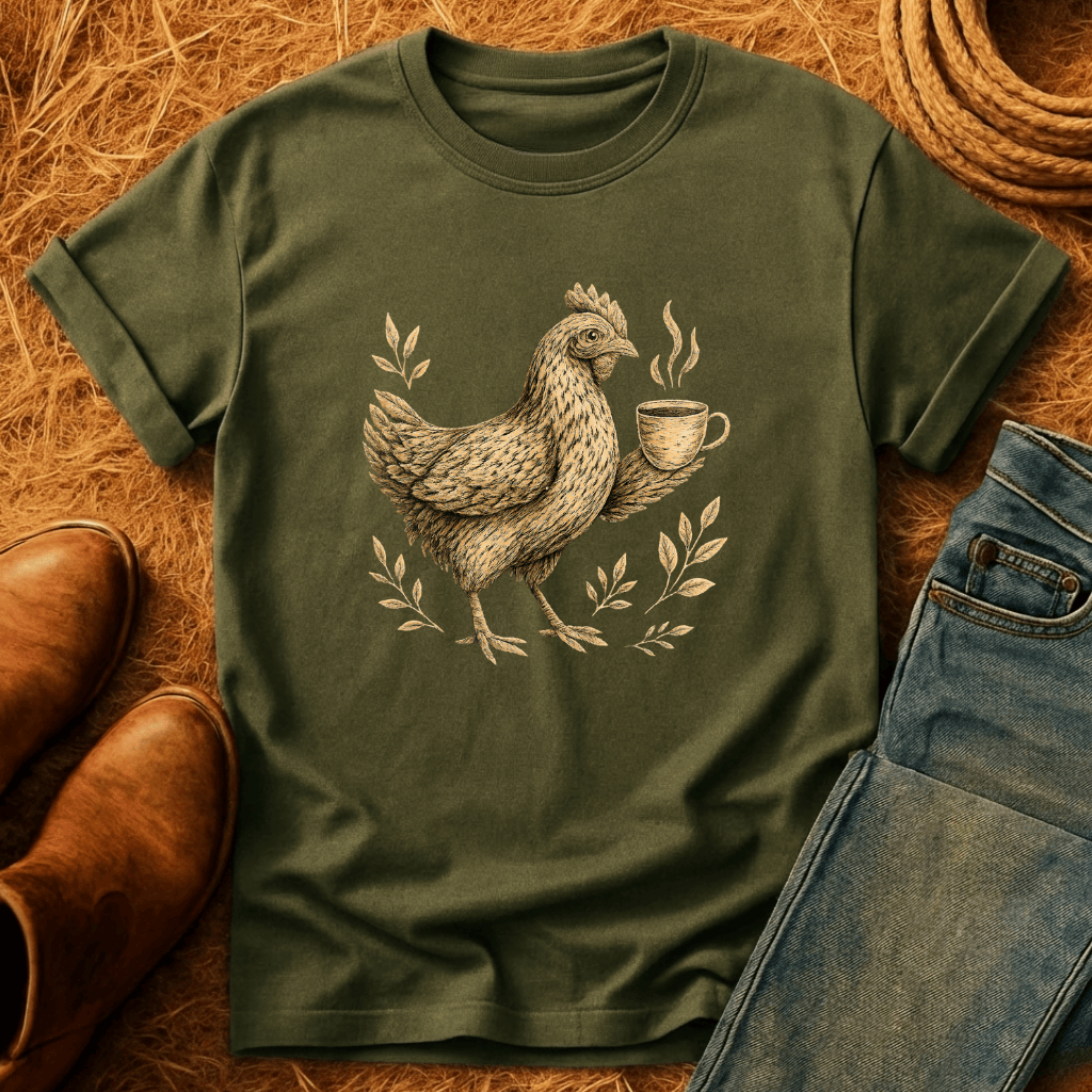 Caffeinated Chicken T-Shirt