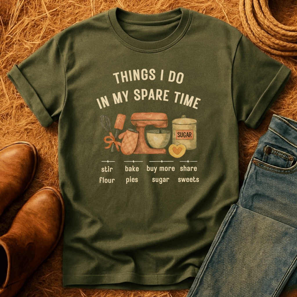 Baking In Spare Time T-Shirt