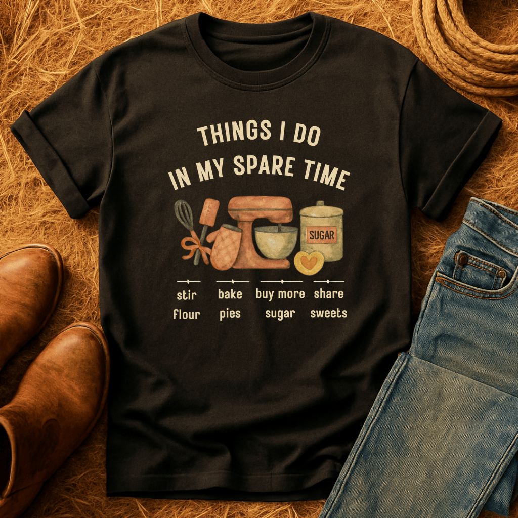 Baking In Spare Time T-Shirt