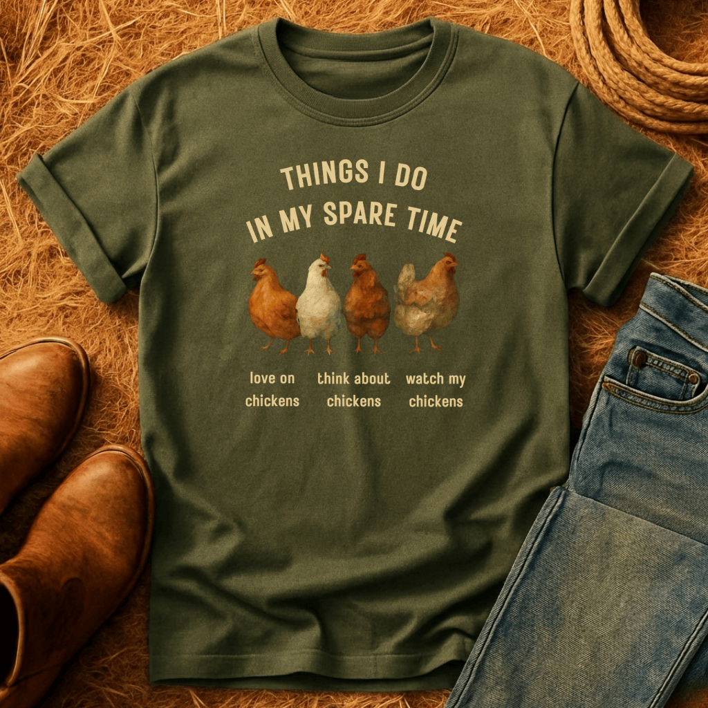 Chickens In Spare Time T-Shirt