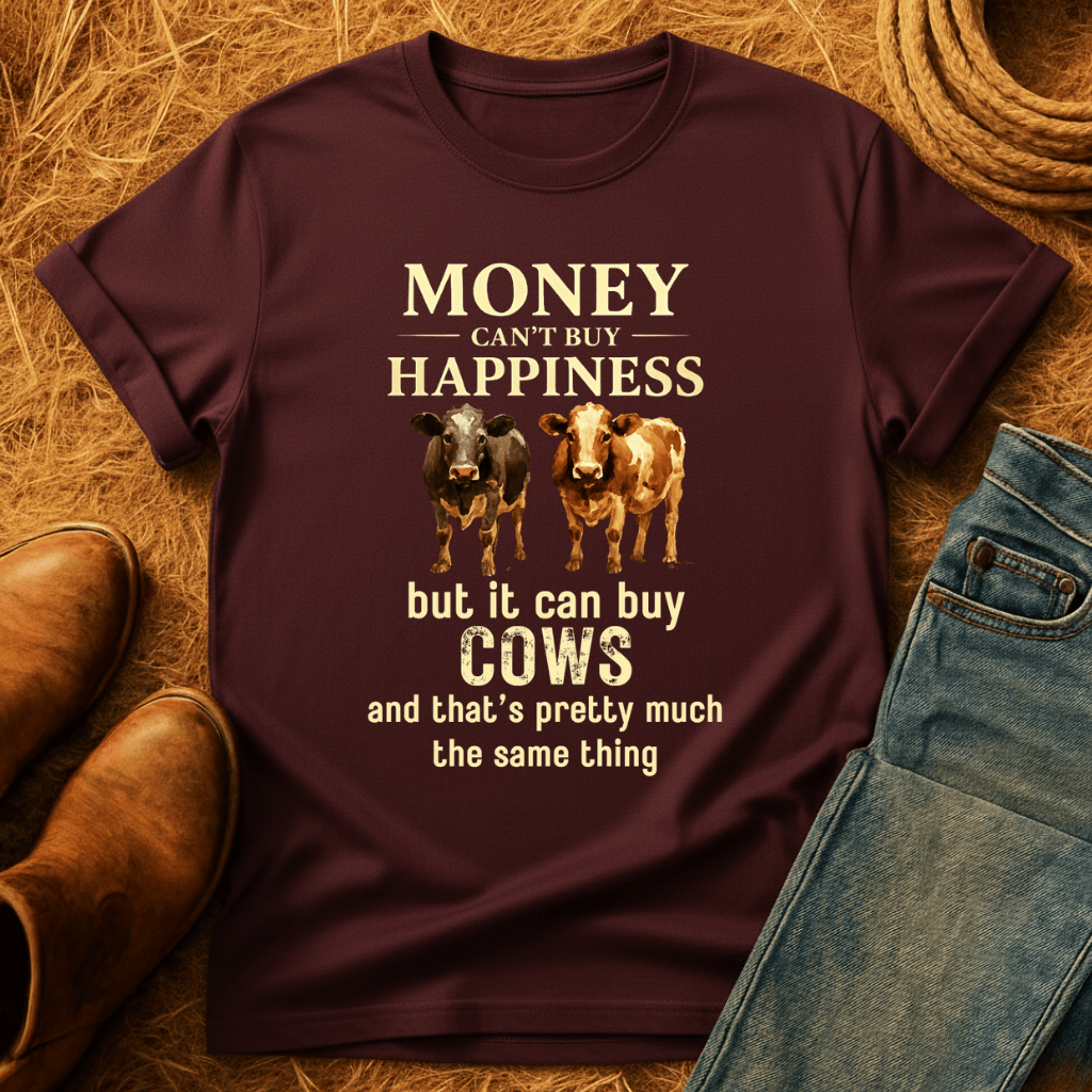 Money Can Buy Cows T-Shirt