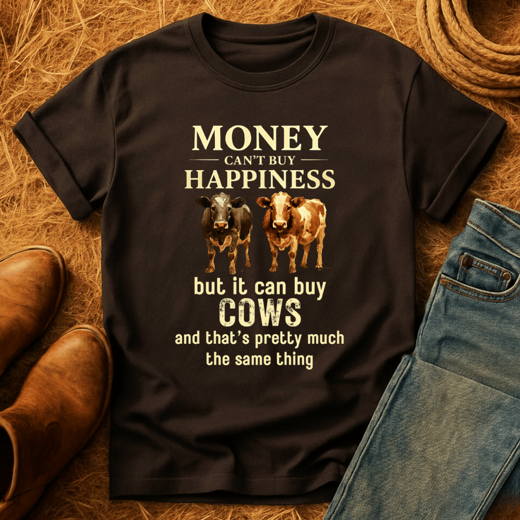 Money Can Buy Cows T-Shirt