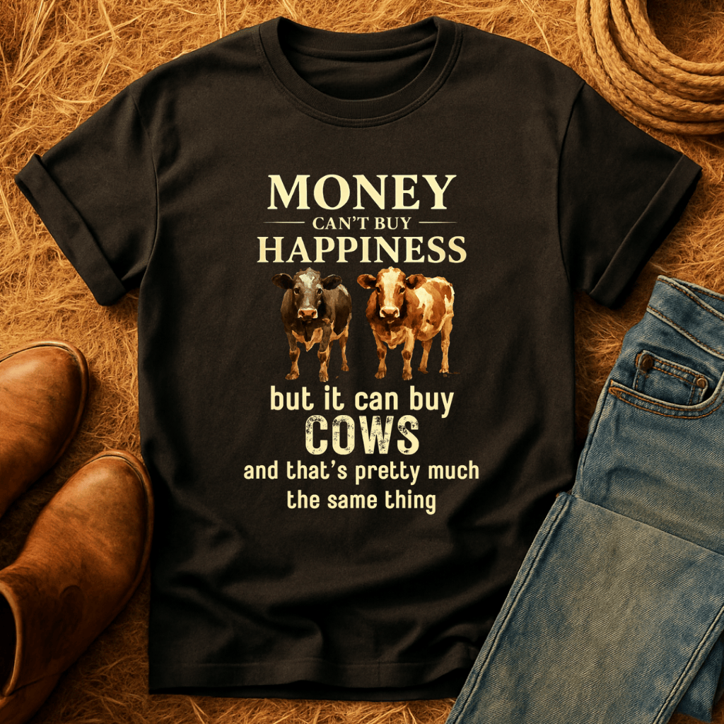 Money Can Buy Cows T-Shirt