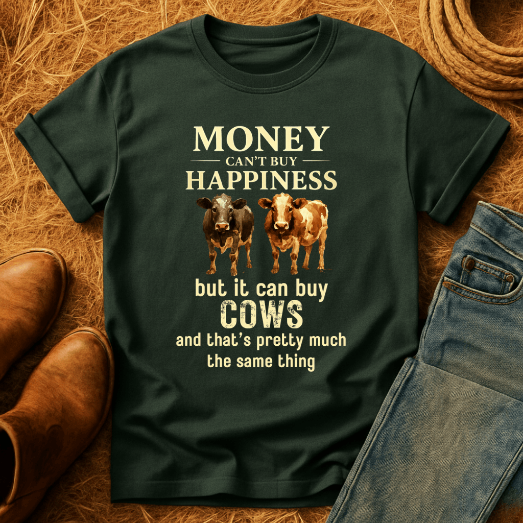 Money Can Buy Cows T-Shirt