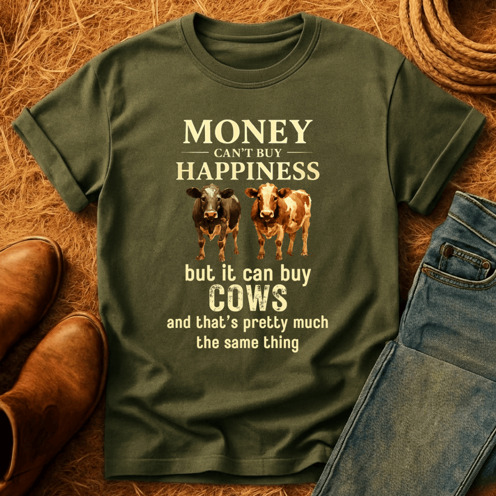 Money Can Buy Cows T-Shirt