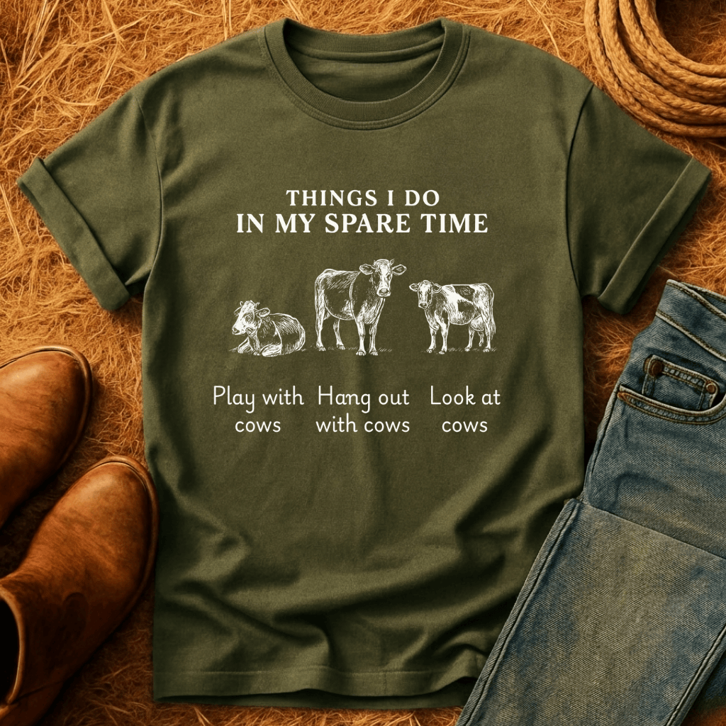 Cows In Spare Time T-Shirt