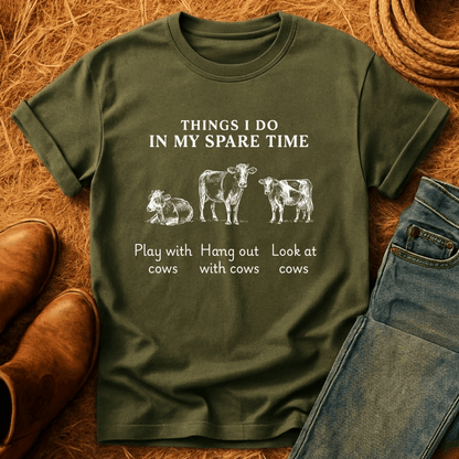 Cows In Spare Time T-Shirt