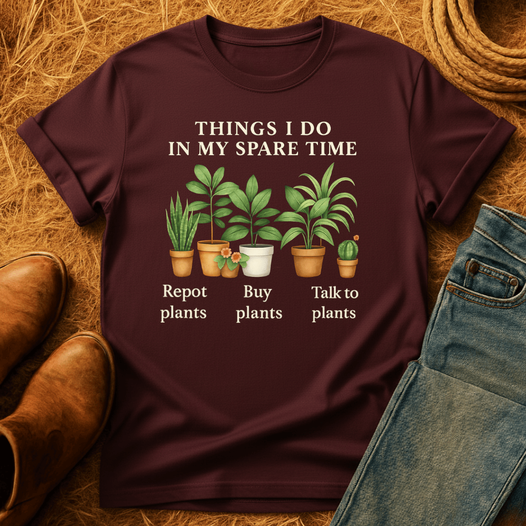 Plants In Spare Time T-Shirt