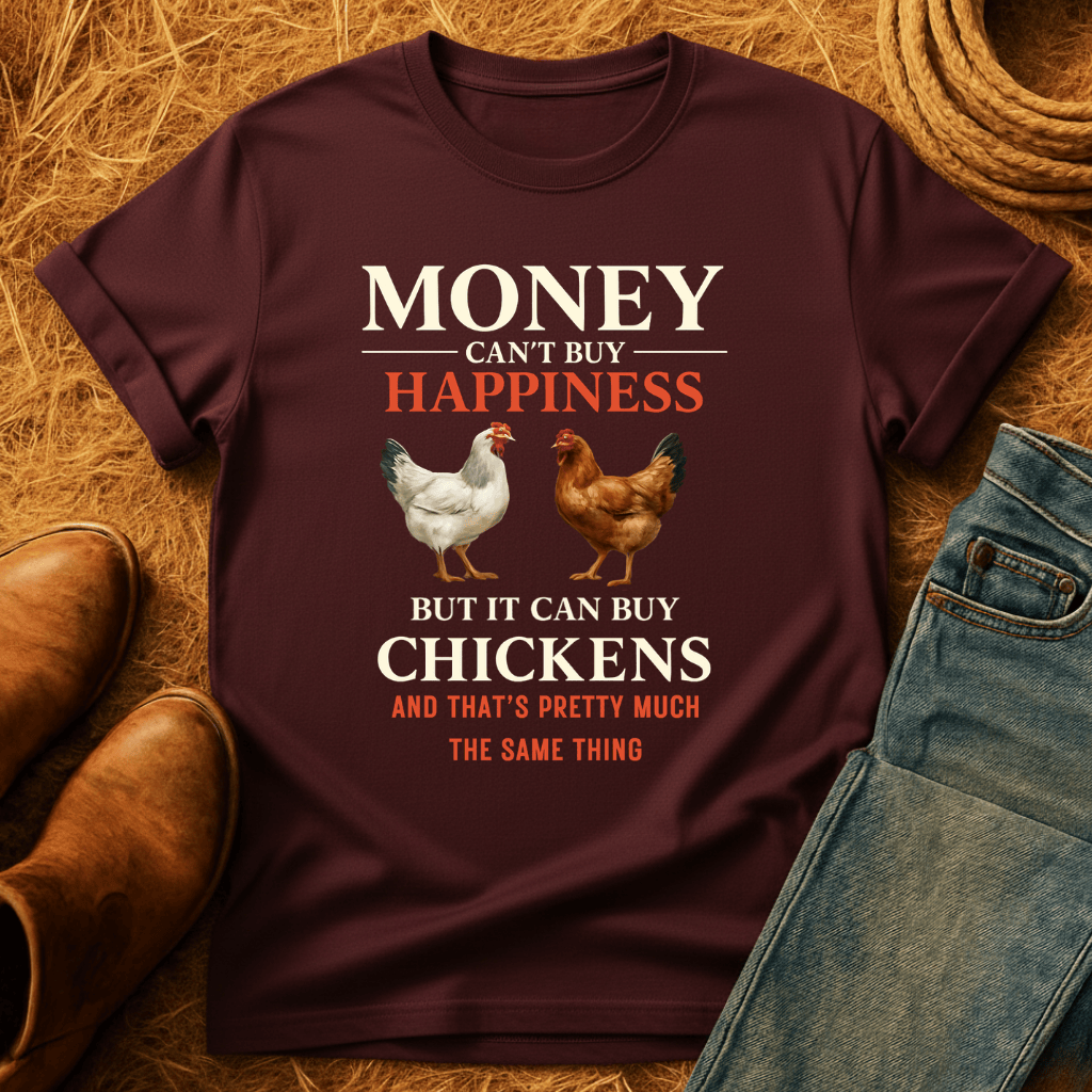 Money Can Buy Chickens T-Shirt