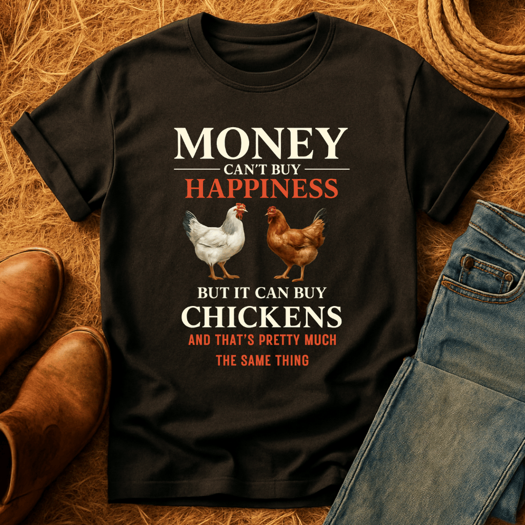 Money Can Buy Chickens T-Shirt