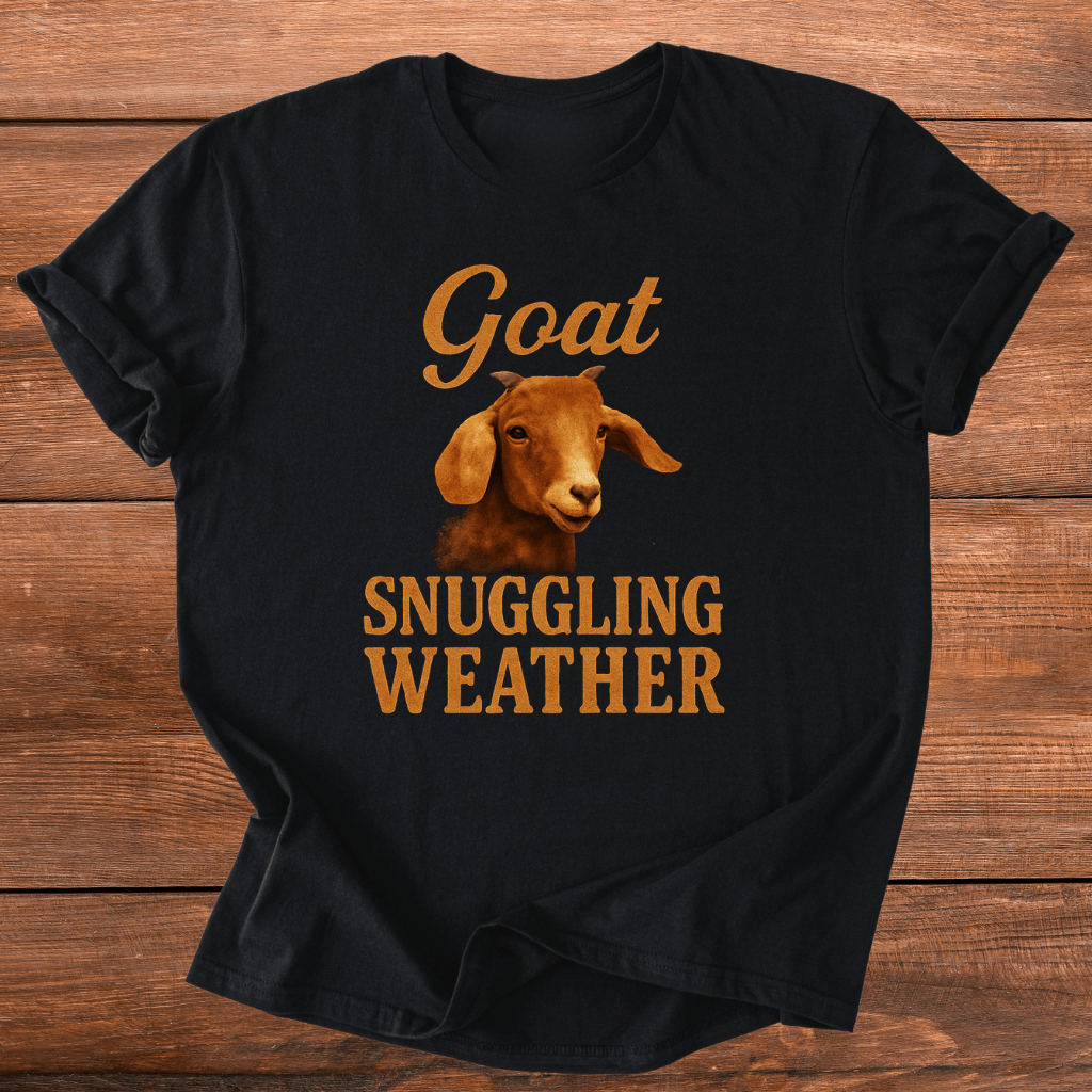 Goat Snuggling Weather T-Shirt