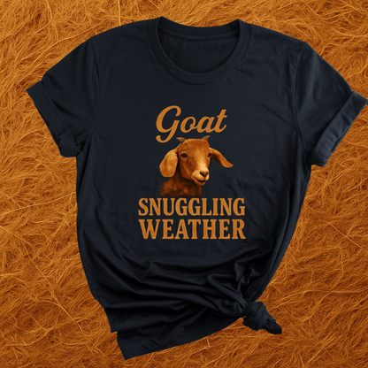 Goat Snuggling Weather T-Shirt