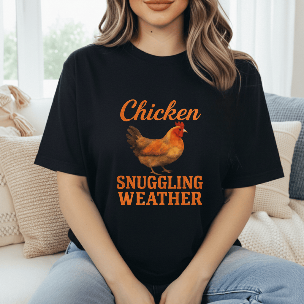 Chicken Snuggling Weather T-Shirt