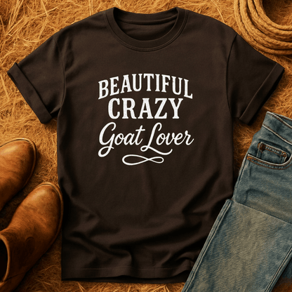 Beautiful Crazy Goat Lover T-Shirt