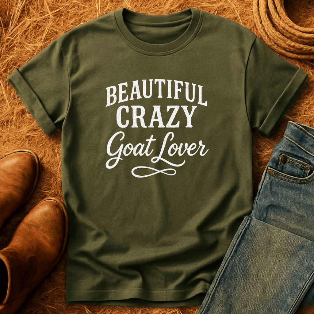 Beautiful Crazy Goat Lover T-Shirt