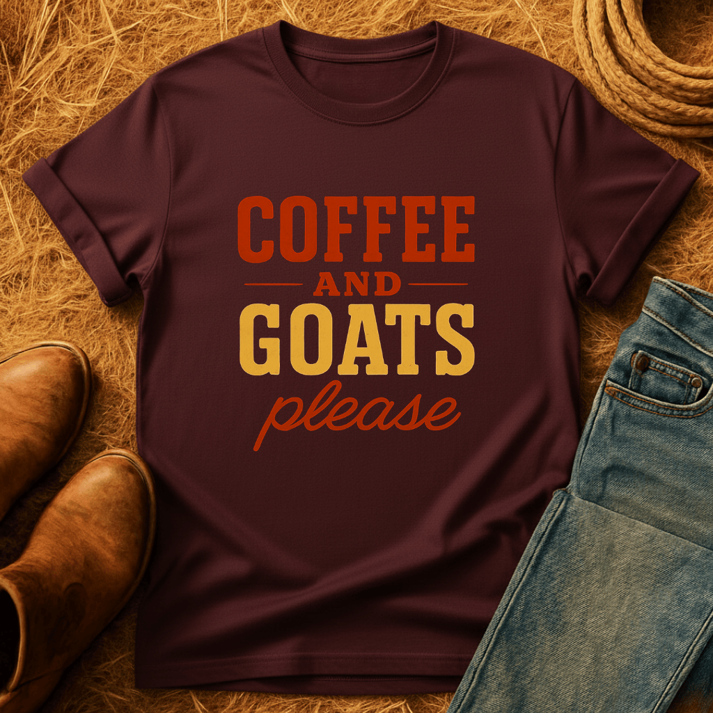 Coffee & Goats Please T-Shirt