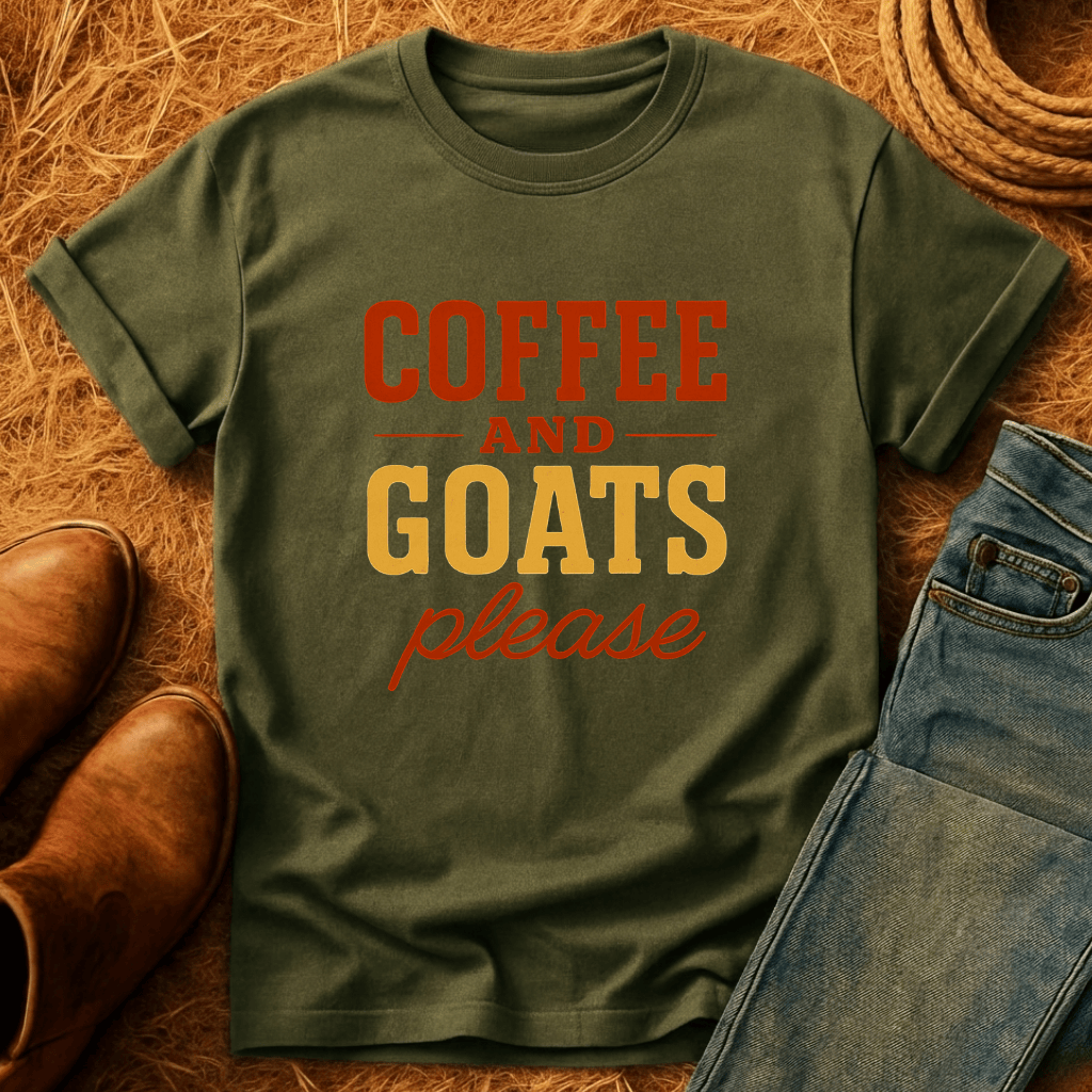 Coffee & Goats Please T-Shirt