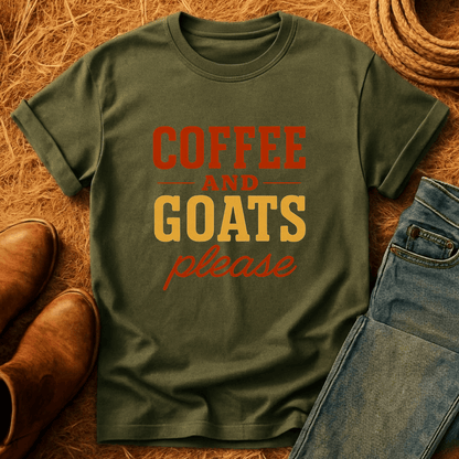 Coffee & Goats Please T-Shirt