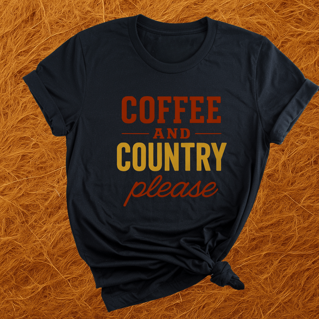 Coffee & Country Please T-Shirt