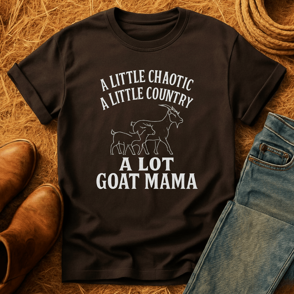 Chaotic Country Goat Mama T-Shirt
