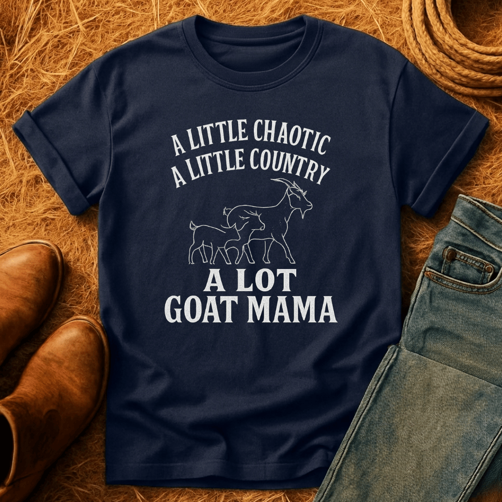 Chaotic Country Goat Mama T-Shirt